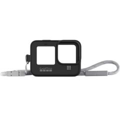 GoPro Kılıf + Bileklik (HERO12,HERO11,HERO10 ve 9 Black için) Siyah