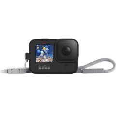GoPro Kılıf + Bileklik (HERO12,HERO11,HERO10 ve 9 Black için) Siyah