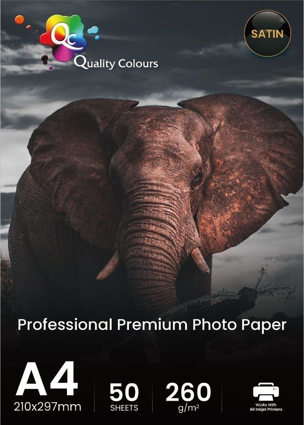 A4 Fotoğraf Kağıdı 260gr Satin Qc 50 Yaprak 210x297mm