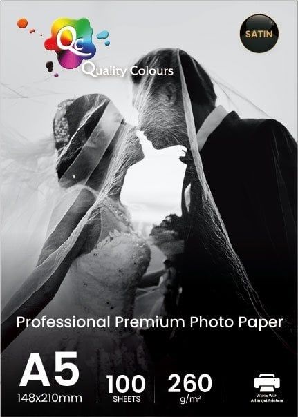A5 Fotoğraf Kağıdı 260gr Satin Qc 100 Yaprak 148x210mm