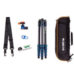 3 Legged Thing Punks Brian 2.0 Carbon Fiber Monopod Özellikli Tripod ve AirHed Neo 2 Kafa (Blue)