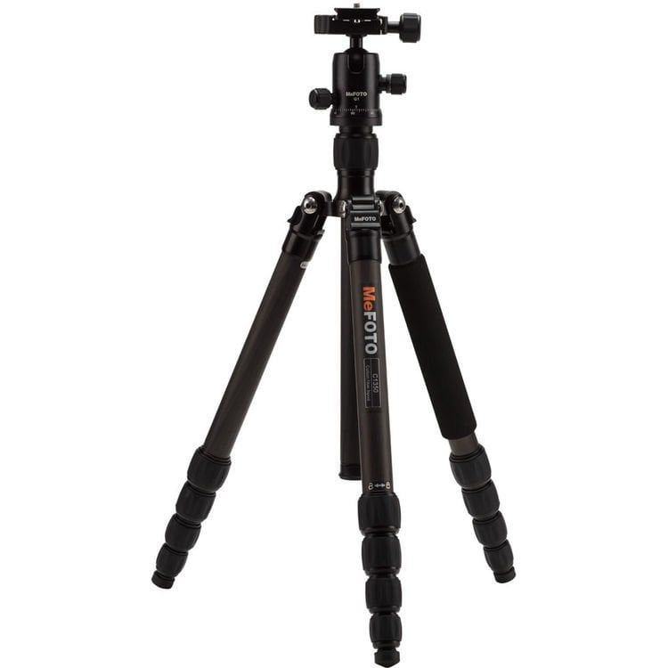 Benro MeFOTO C1350Q1K Carbon Fiber Travel Angel Tripod (Black)