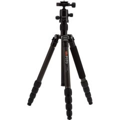 Benro MeFOTO C1350Q1K Carbon Fiber Travel Angel Tripod (Black)