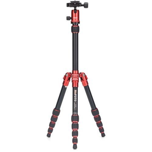 Benro / Mefoto A-0350Q0R Mag.Alum.Colorful Travel Angel Tripod (Red)