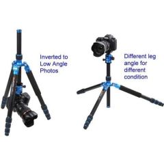 Benro / Mefoto A-1350Q1K Mag.Alum.Colorful Travel Angel Tripod (Black)