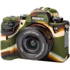EasyCover Sony a9, a7III, a7R III Silikon Koruyucu Kılıf (Kamuflaj)
