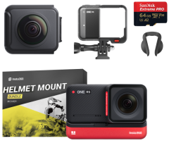 Insta360 ONE RS Twin Edition Helmet Mount Bundle Kit