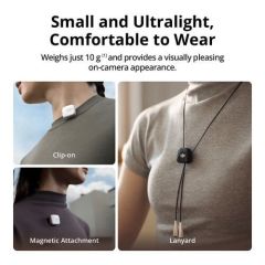 DJI Mic Mini Tek Kişilik Kompakt Kablosuz Mikrofon Sistemi (1 TX + 1 RX)