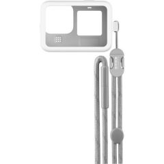 GoPro Kılıf + Bileklik (HERO12,HERO11,HERO10 ve 9 Black için) Beyaz
