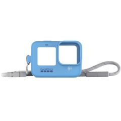GoPro Kılıf + Bileklik (HERO10 ve 9 Black için) Mavi