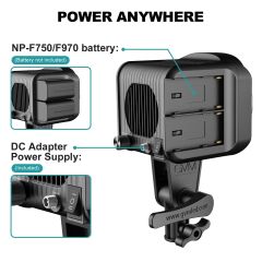 GVM SD80D Bi-Color LED Video Işığı Softbox Set
