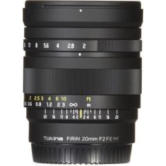 Tokina FiRIN 20mm f/2 FE MF Lens (Sony E)