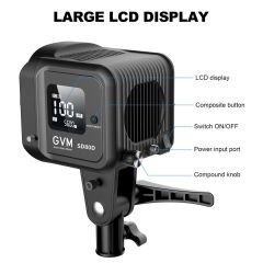 GVM SD80D Bi-Color LED Video Işığı