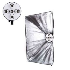 Video ve Fotoğraf için 50x70cm 5 Duylu Softbox 2'li Sürekli Işık Seti