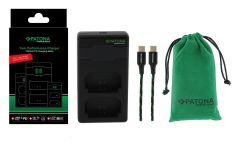 Patona  Sony NP-FW50 Batarya ve Sarj Cihazı Kiti ( Premium Twin Performance İkili USB Şarj Aleti Cihazı + Premium Battery f. Sony NP-FW50 )
