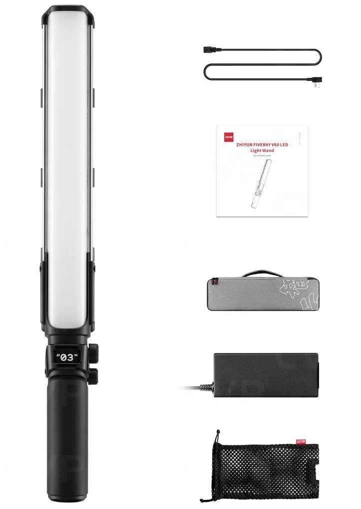 Zhiyun Fiveray V60  LED Işık Çubuğu (Black)