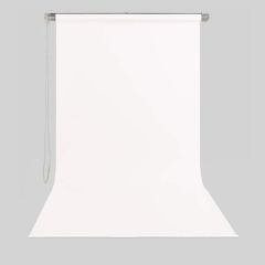 Stil Fon 130cm x 200cm Sonsuz Beyaz Fon Perdesi Seti