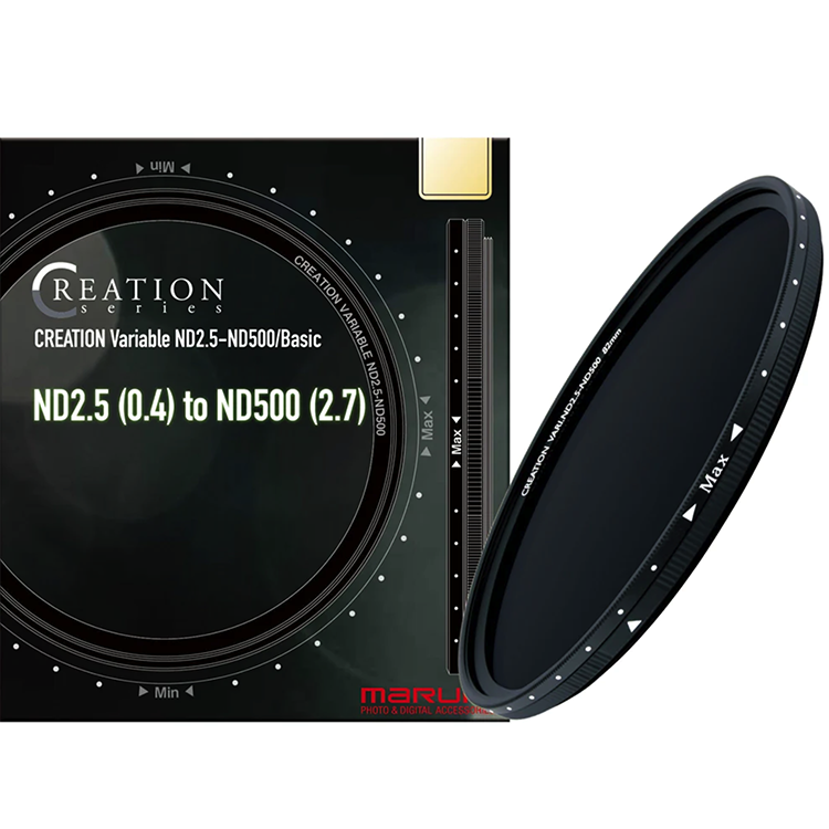 Marumi 77mm CREATION Variable ND2.5-500/Basic Filtre