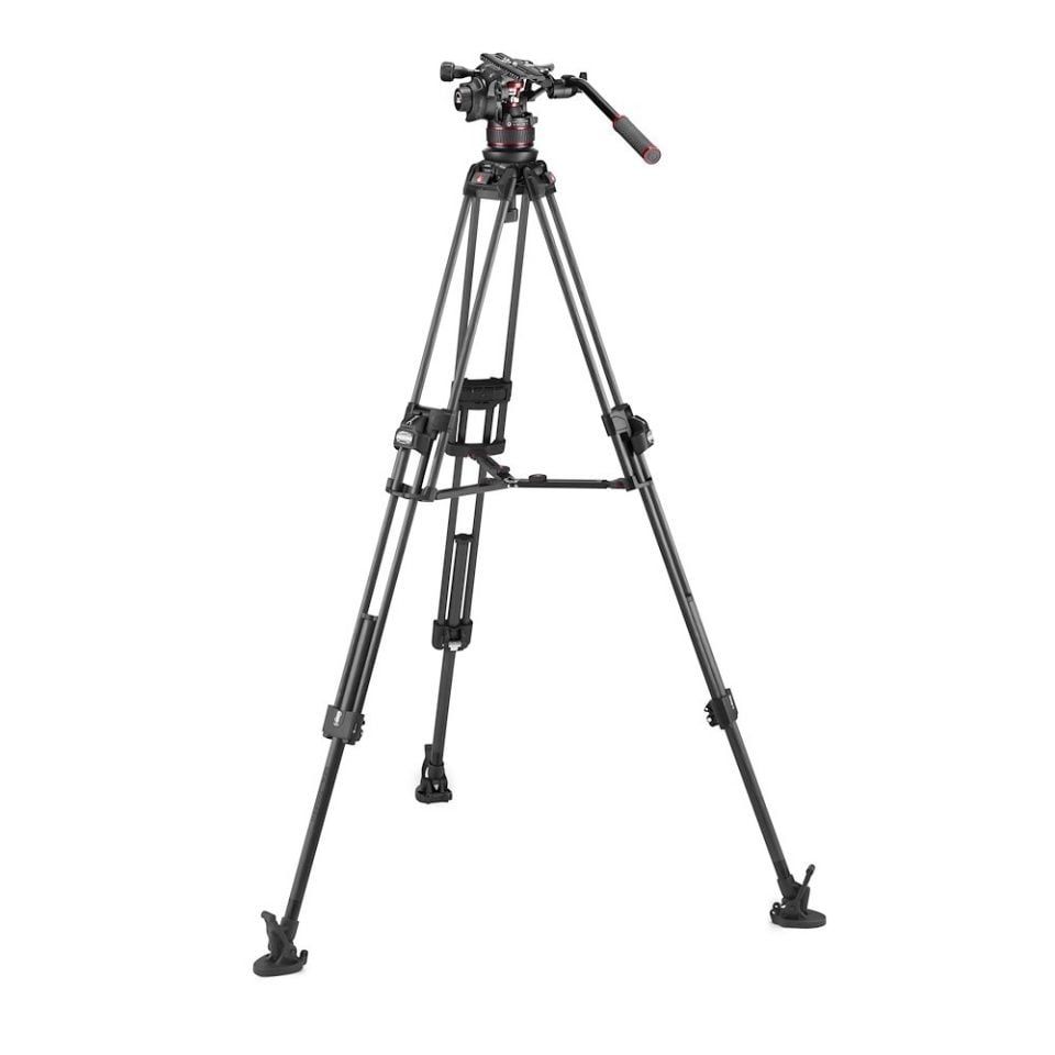 Manfrotto MVK612TWINFCNitrotech 612 series with 645 Fast Twin Carbon Tripod Kit