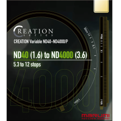 Marumi 82mm CREATION Variable ND40-4000/P Filtre