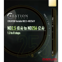 Marumi 77mm CREATION Variable ND2.5-256/V Filtre
