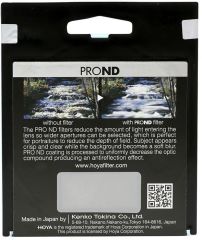 Hoya 58mm Pro ND16 Filtre (4 Stop)