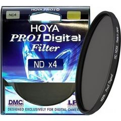 Hoya 62mm Pro1 NDx4 (2 Stop) Multi Coated Filtre