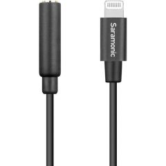 Saramonic SR-C2002 Apple Lightning Connector -3,5mm TRRS Ses Jakı Adaptör Kablosu (7,6 CM)