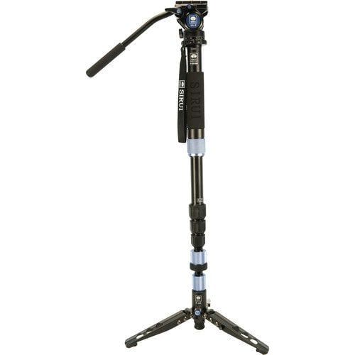 Sirui P204SR VA5 Kafalı Foto Video Monopod