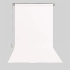 Stil Fon 145cm x 200cm Sonsuz Beyaz Fon Perdesi Seti
