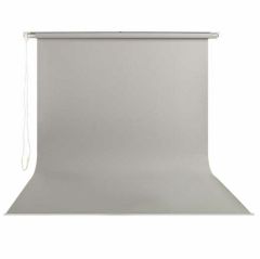 Stil Fon 195cm x 300cm Sonsuz Gri Fon Perdesi Seti