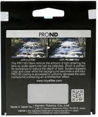 Hoya 62mm Pro ND16 Filtre (4 Stop)