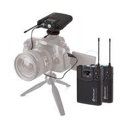 Relacart CR2 Dual Çift Kanallı Kablosuz Mikrofon