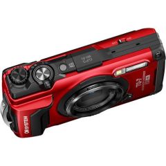 Olympus OM System Tough TG-7 Fotoğraf Makinesi (Red)