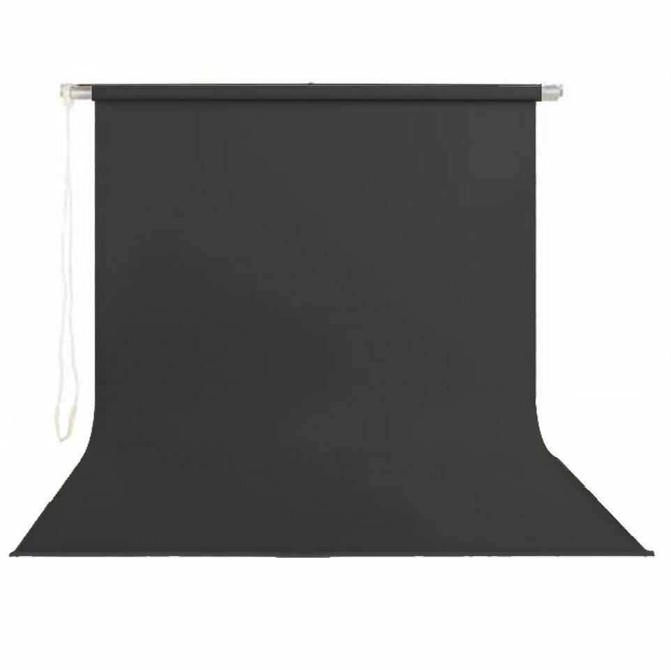 Stil Fon 270cm x 400cm Sonsuz Siyah Fon Perdesi Seti