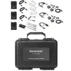 Saramonic UwMic9S Kit 2 (RX + TX + TX) Kablosuz Yaka Mikrofonu