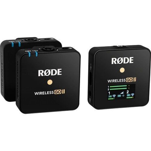 Rode Wireless GO II 2 Kişilk Kablosuz Mikrofon Sistemi (Black)