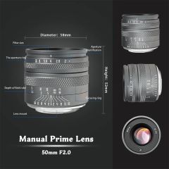 AstrHori 50mm F2.0 Full Frame Lens (Sony E)