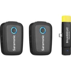 Saramonic Blink 500 B6 USB Type-C Cihazları için 2 Kişilik Kablosuz Yaka Mikrofonu Sistemi
