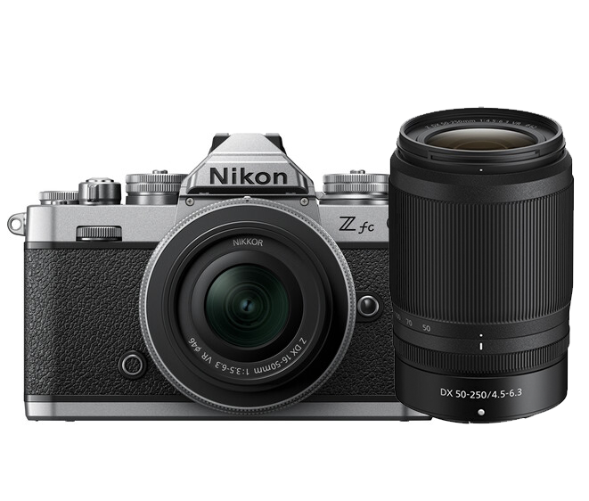 Nikon Z fc Body + 16-50mm VR + 50-250mm VR Çift Lensli Set (4800 TL Geri Ödeme)