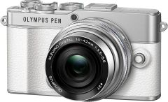 OLYMPUS PEN E-P7 + 14-42EZ KIT WHITE/SILVER