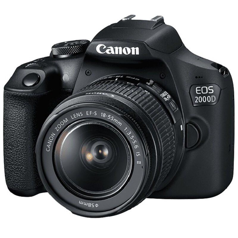 Canon EOS 2000D EF-S 18-55mm f/3.5-5.6 IS II Lensli Fotoğraf Makinesi