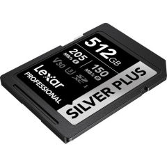 Lexar 512GB Professional SILVER PLUS UHS-I SDXC Hafıza Kartı