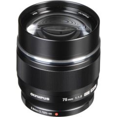 Olympus 75mm f/1.8 Lens Black