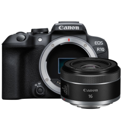 Canon EOS R10 Body + RF 16mm f/2.8 STM Lens