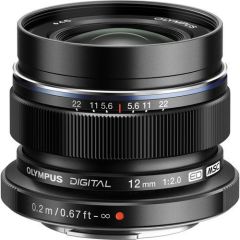 Olympus 12mm f/2 Lens Black
