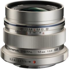 Olympus 12mm f/2 Lens Silver