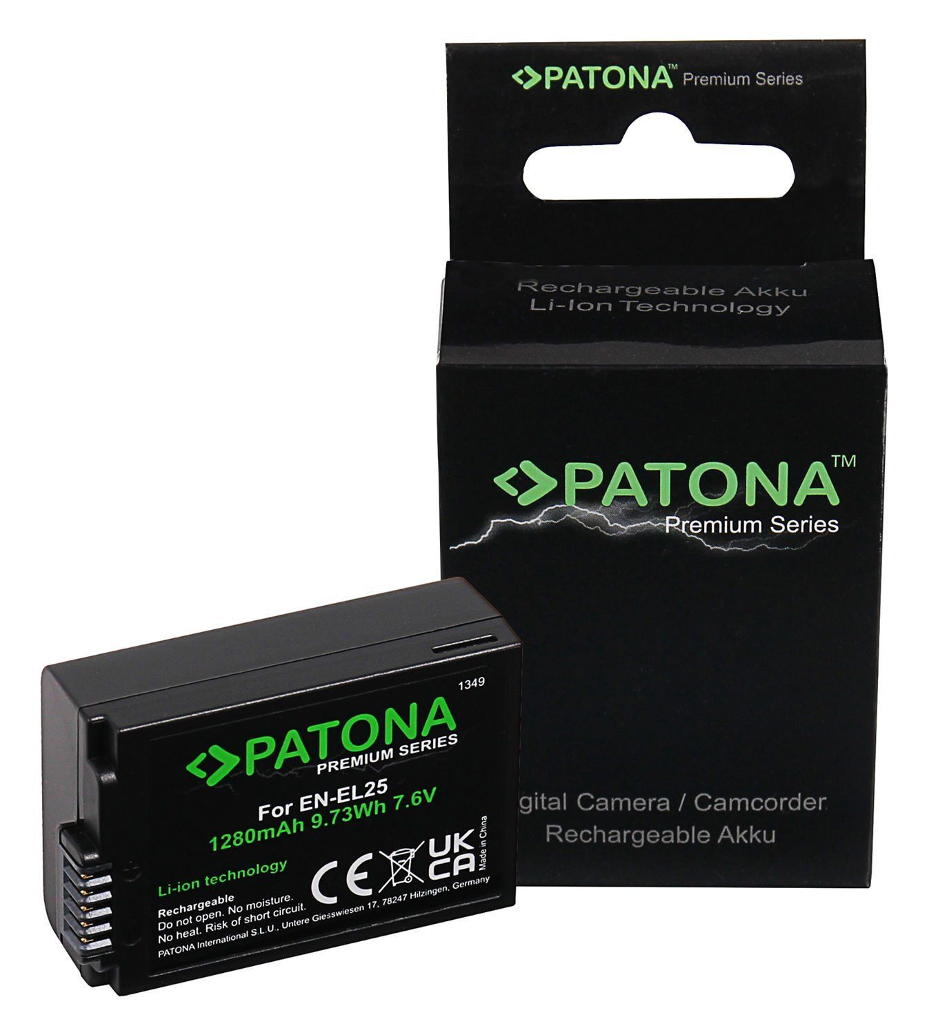 Patona 1349 EN-EL25 Premium Seri Batarya