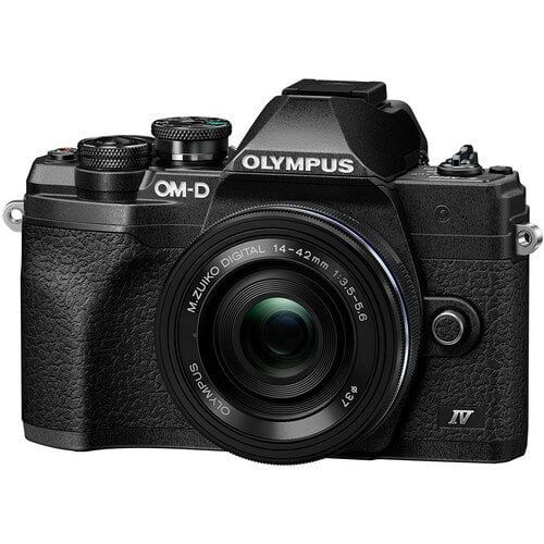Olympus E-M10 Mark IV 14-42mm Lensli Kit (Black)