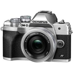 Olympus E-M10 Mark IV 14-42mm Lensli Kit (Silver)